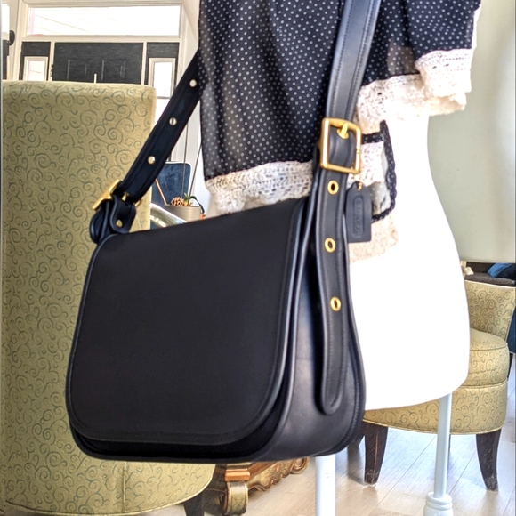 ******SOLD*****NWT Coach Patricia Legacy Flap Crossbody Shoulder Bag Black. - Picture 13 of 13